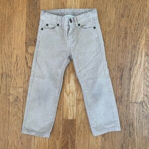 Kids Janie and Jack corduroy pants. Brown. Size 3